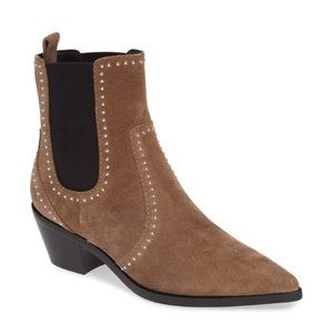 Paige Willa Studded Suede Chelsea Boot
